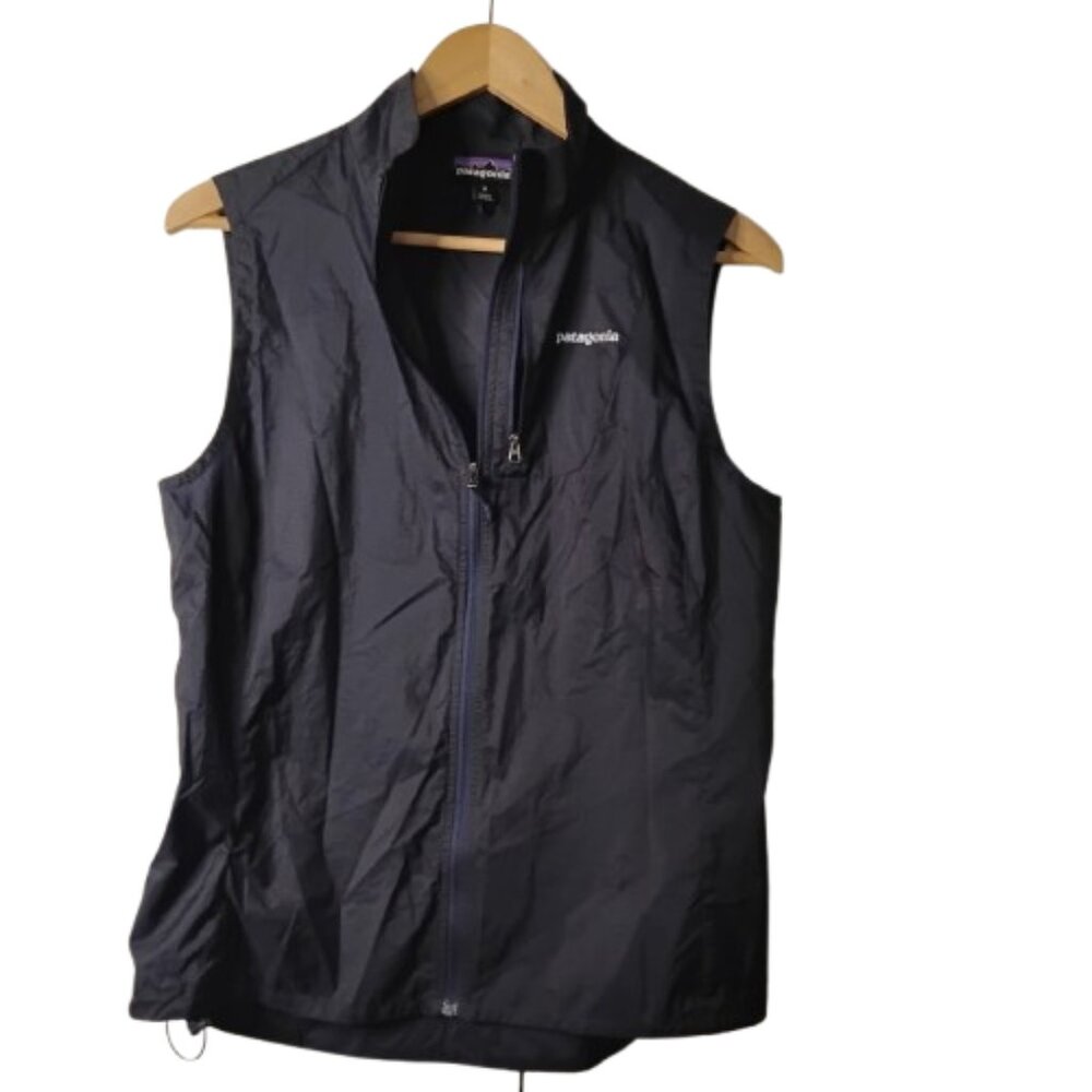 Patagonia Women's Blue Houdini Sleeveless Windbreaker Vest Size M
